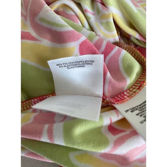 Cappagallo Ladies Tropical Floral Shift Dress w/Necklace Sz S EUC‎ - Picture 6 of 8